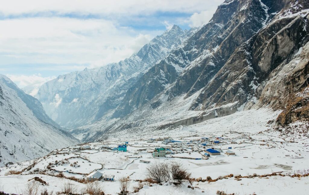 View of Langtang Valley Trek