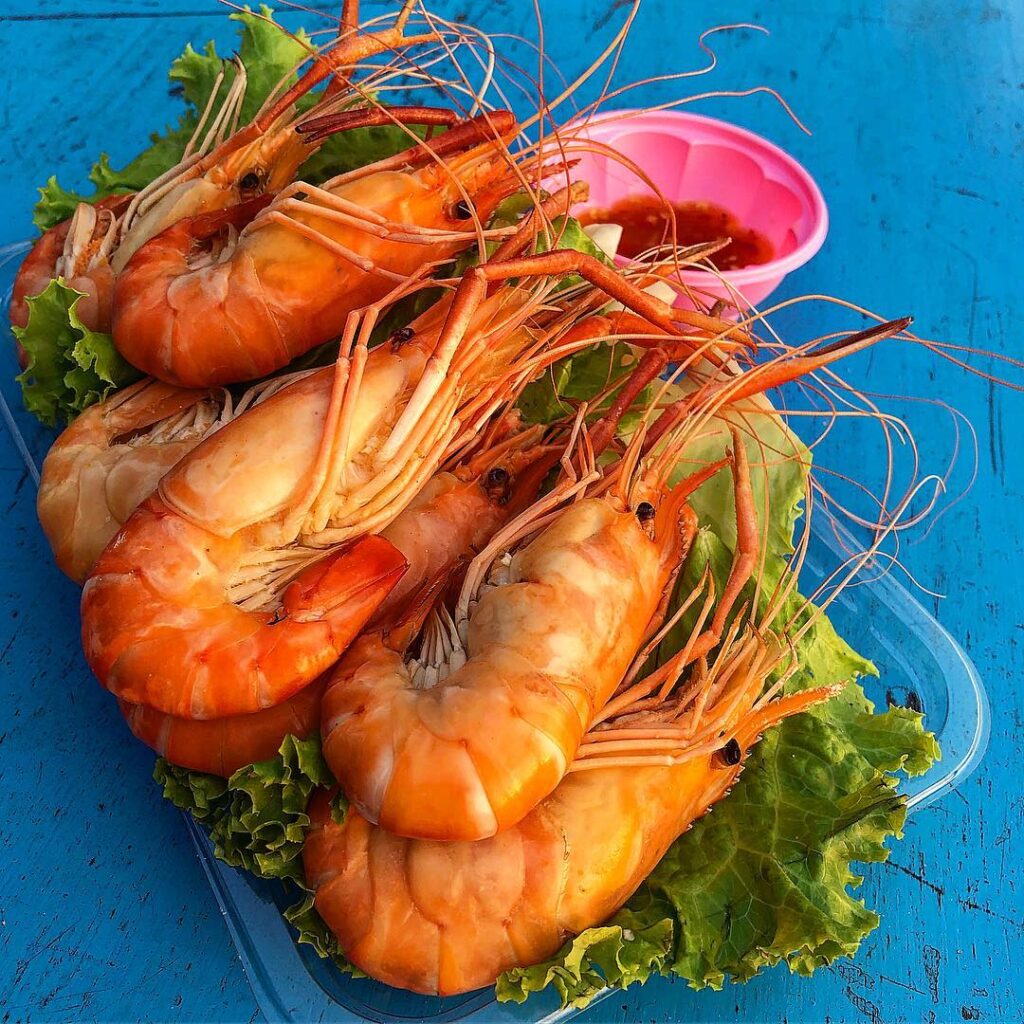 dishes of of prawn fish in kathmandu